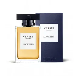 VERSET Eau De Parfum Herrenparfüm Look This 100ml - Herrendüfte mit aromatischen Noten, die einen magnetischen Charakter verleihen. Inspiriert von Stronger with You von Emporio Armani, ideal für den rücksichtslosen und verführerischen Mann.