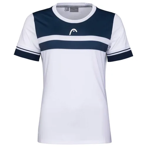 Head Tennis-Shirt Performance weiss/dunkelblau Damen, Größe: S