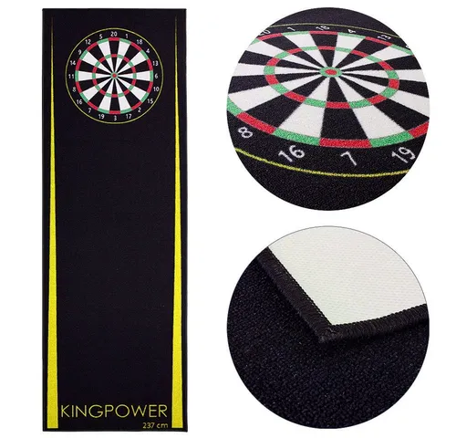Kingpower Dartmatte Dart Matte Dartteppich Turnier Matte Dartmatte Teppich Darts 2 Größen