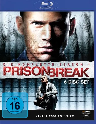 Prison Break - Season 1 [Blu-ray] - Spannende Serie über einen genialen Plan zur Flucht aus dem Gefängnis, Freigegeben ab 16 Jahren, ein Muss für Thriller-Fans