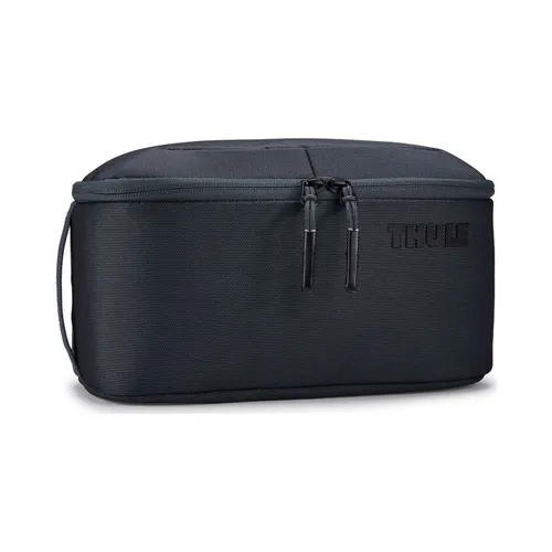Thule Subterra 2 Kosmetiktasche Dark Slate - Reisetasche mit praktischem Aufhängewinkel und abwischbarem Innenfach, ideal für umweltbewusste Reisende.