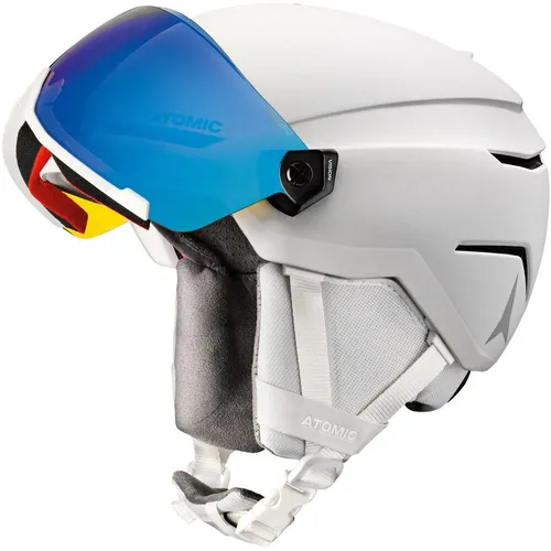 ATOMIC Savor Visor Stereo Ski Helmet, White Heather 51-55 in weiß von Atomic