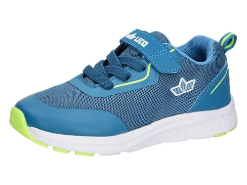 Lico Jungen Unisex Kinder Chase VS Sneaker, Petrol/Weiss/Lemon, 29 EU