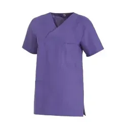 Schlupfkasack Unisex lila 08/769/33 - Größe II - Arbeits- & Schutzkleidung, atmungsaktiver und bequemer Schlupfkasack für den täglichen Einsatz in Pflege und Gastronomie.