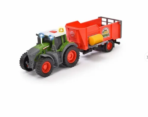 Dickie 203734001ONL- Fendt Farm Trailer Bauernhof Fendti Traktor Landwirtschaft