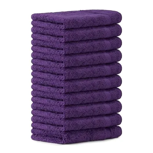 Handtücher Lila von Luckytowel