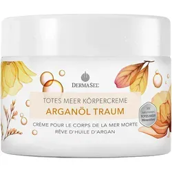Dermasel Tm Arganöl Traum Körpercreme 200 ML - Reichhaltige Körpercreme mit Arganöl und mineralischen Inhaltsstoffen vom Toten Meer. Für ein geschmeidiges Hautgefühl und intensive Pflege - ideal für alle Hauttypen.