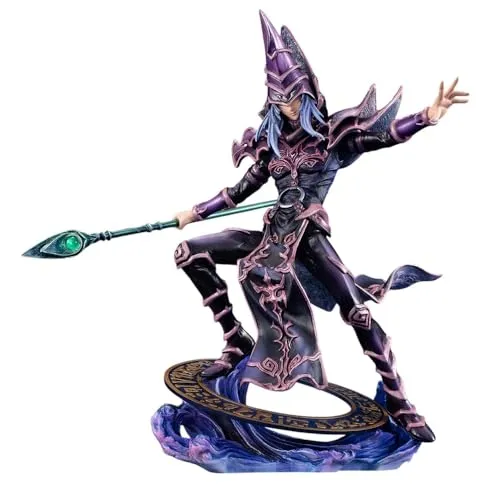 MegaHouse Sammelfigur Yu-Gi-Oh! Dark Magician 23 cm - Spielfigur aus hochwertigem PVC, detailgetreu und ein Muss für jeden Yu-Gi-Oh! Fan.
