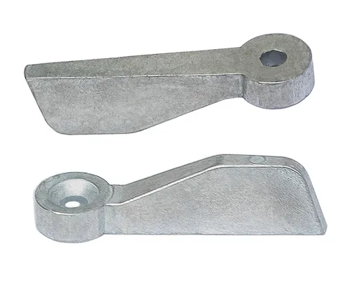 Vorreiber  50 x 16 mm Fenstervorreiber Fensterriegel Silber Verzinkt