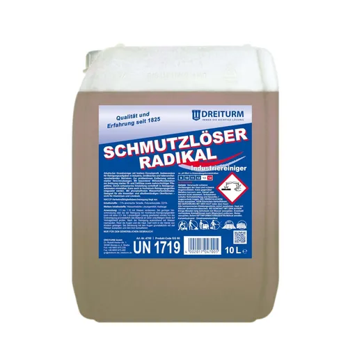 Dreiturm Schmutzlöser Radikal Industriereiniger 10 L Ölentferner Fettentferner