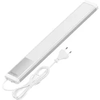 Oktaplex Aluminium Unterbauleuchte 40cm 475 Lm - Moderne Küchenunterbauleuchte mit neutralweißem Licht (4000K) für eine optimale Beleuchtung. Das robuste Aluminiumgehäuse sorgt für Langlebigkeit, während der integrierte Schalter die Nutzung erleichtert.