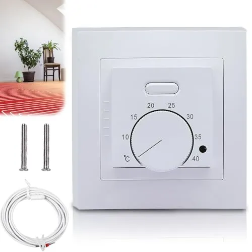 Thermostat für Fußbodenheizung 230V 16A Unterputz