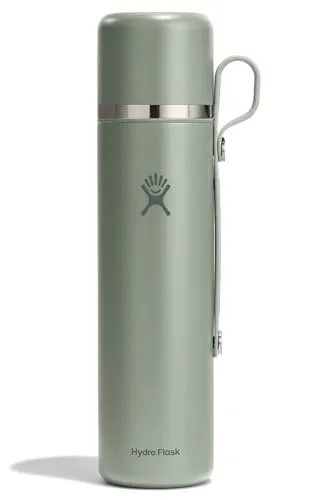 Hydro Flask Hot Flask & Cup 1065ml - Thermosflasche in Grün - Thermobehälter mit doppelter Wandisolierung, hält Getränke bis zu 12 Stunden heiß und ideal für Unterwegs.