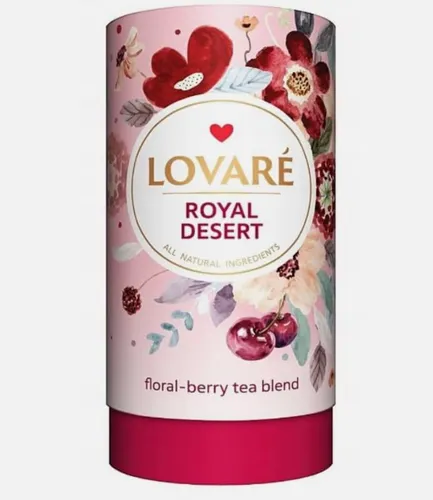 Lovare Tee Royal Dessert schwarz in Tube Lose 80g