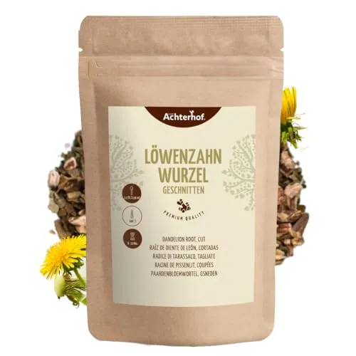 Löwenzahnwurzel getrocknet und geschnitten Löwenzahnwurzel-Tee Löwenzahn Kräutertee 250 g