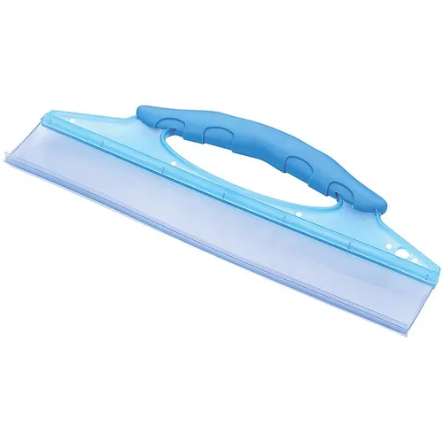 AGT Duschabzieher: Silikon-Abziehlippe mit gummiertem Griff, extrabreit