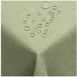 Leinen Optik Tischdecke Dunkelblau 160 x 320 cm - Tischdecken in Leinen Optik, wasserabweisend mit Lotus Effekt, pflegeleicht und ideal für jeden Anlass. Verwandeln Sie Ihren Tisch mit dieser eleganten und hochwertigen Tischdecke.