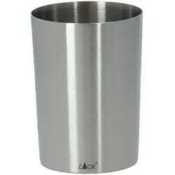 Zack Rezzo Becher Zahnputzbecher Edelstahl 250 ml in weiß von Zack