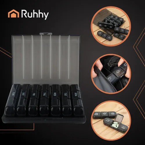 Produktbild Ruhhy 26346 7-Tage-Medikamenten-Organizer