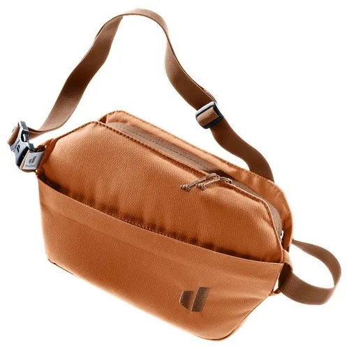 Deuter Passway 2 Bauchtasche pecan-mocha 3900023-6626 - Umhängetasche aus 100 % recyceltem Material, klimaneutral und PFC-frei, mit Platz für ein Tablet und zusätzlichem Schlüsselclip. Ideal für nachhaltige Abenteuer!