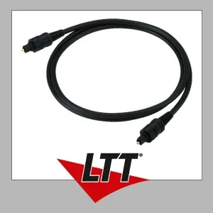 Toslink Kabel Lichtwellenleiter 1m - Toslinkstecker 5mm, ideal für hochqualitative Audioübertragung