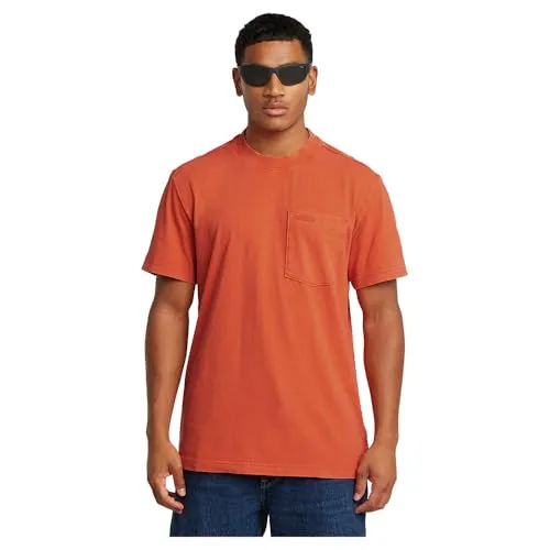 G-STAR Washed Pocket r t - Stylisches Shirt mit praktischer Brusttasche, ideal für lässige Outfits. Aus weichem Material für hohen Tragekomfort und eine bequeme Passform.