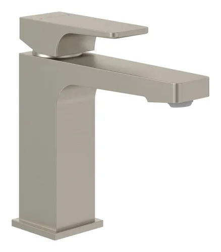 Villeroy & Boch Architectura Square Einhebel-Waschtischarmatur - Brushed Nickel Matt - Moderne Waschtischarmatur für Standmontage, elegantes Design in brushed nickel matt, ideal für stilvolle Badezimmer.