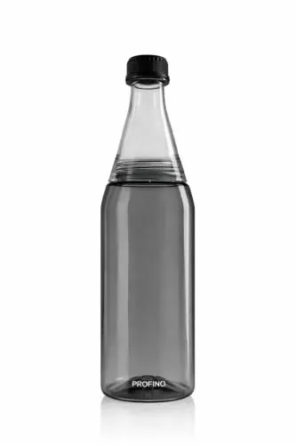 PROFINO Sparkle Trinkflasche 700 ml, Tritan, auslaufsicher, grau | Wasserflasche, 144 g, spülmaschinengeeignet, für Schule, Büro, Sport und Outdoor-Aktivitäten