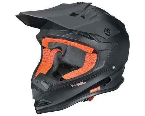 rueger-helmets Motorradhelm Crosshelme Endurohelm Kinderhelme Quad Trial Kinder Helm ruegerRX-964 Matt Schwarz XL