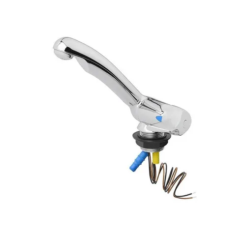 APT Kalt-Wasserhahn Keramik Style 12V Ø33 mm – Klappbar und platzsparend - Wannenarmatur für Wohnmobile, Caravans & Boote mit schwenkbarem und klappbarem Auslauf. Hohe Flexibilität und platzsparendes Design für kompakte Küchen.