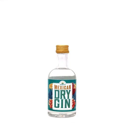 Los Muertos Mexican Dry Gin 43% MINIATURE    3x 0,05