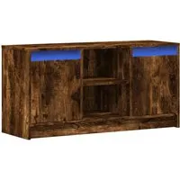 vidaXL TV Schrank mit LED - TV-Halterungen mit RGB-LED-Beleuchtung für ein individuelles Ambiente und reichlich Stauraum für Medien und Deko.