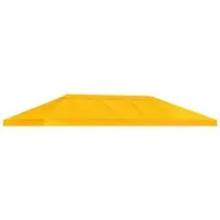 vidaXL Pavillon-Blendenbezug 6 x 3 m Gelb
