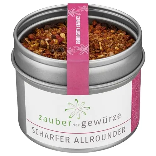 Zauber der Gewürze Scharfer Allrounder - Scharfes Gewürz, bringt Schwung & Schärfe in die Küche, vielseitig einsetzbar zum Grillen, für Suppen, Marinaden, Fleischgerichte, 75 g