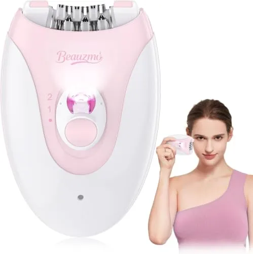 Kabelloser Gesichtsepilierer mit LED-Licht für Frauen
