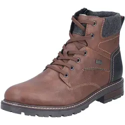 Rieker Herren Klassische Stiefel, Braun, 40 EU (6.5 UK) - Wanderschuhe mit kuscheligem Schurwoll-Futter und wasserabweisender RiekerTEX-Membran für optimalen Komfort und Schutz bei kaltem Wetter.
