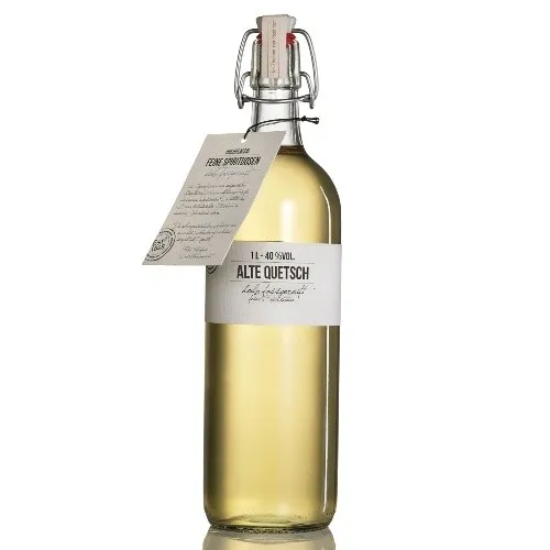 BIRKENHOF Alte Quetsch - Holzfassgereifte Spirituose 1L - Obstbrand aus Zwetschgen, im Cognacfass gereift für ein fruchtiges, mildes Geschmackserlebnis - ideal als Digestif.