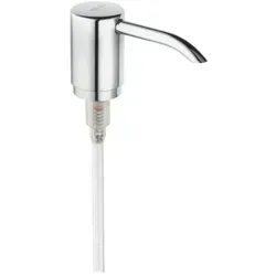 Keuco Ersatz Pumpe 04950010001 für Lotionsspender - Ersatzpumpe für Lotionsspender, verchromt und langlebig, ideal für ein elegantes Badezimmer-Design.