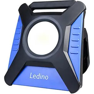 Ledino Baustrahler Kiel 40M, für 18V Akkus, 4.500 Lumen, 40 Watt, IP54 Spritzwasserschutz