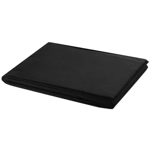 vidaXL Fotostudio Hintergrund 100% Baumwolle Schwarz 5x3 m - Hintergründe für Fotostudios, ideal für Porträtfotografie mit nahtlosem, farbechtem 100% Baumwollmaterial in großzügiger Größe von 500x300 cm.
