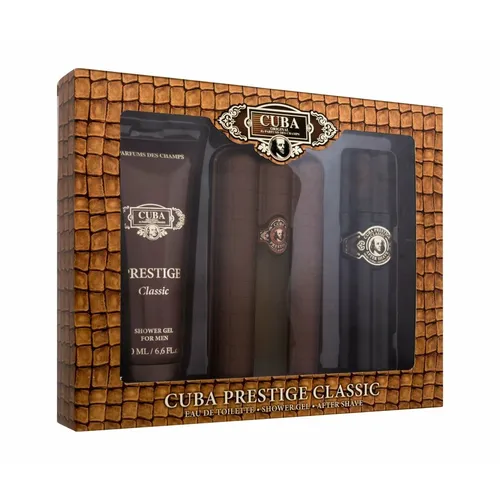 Cuba - Prestige Gift set EDT 90 ml, shower gel 200 ml and aftershave 100 ml 90ml