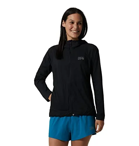 Mountain Hardwear Damen KOR Airshell Hoody, Schwarz, XS