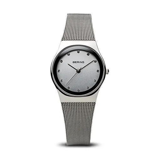 BERING Damen Uhr Quarz Movement - Classic Collection 12927-000 - Elegante Armbanduhr mit hochwertigem Edelstahl und kratzfestem Saphirglas, ideal für stilbewusste Frauen. Zeitloses Design und 3 ATM Wasserdichtigkeit machen sie zum perfekten Accessoire.