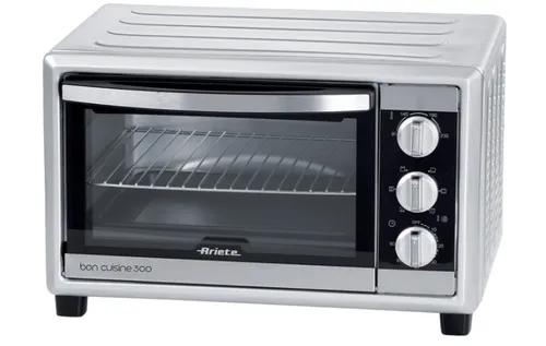Ariete 985/1 Elektrobackofen mit Umluft - Minibackofen mit 30 L Fassungsvermögen und 1500 W Leistung, ideal für schnelle und gleichmäßige Garergebnisse.