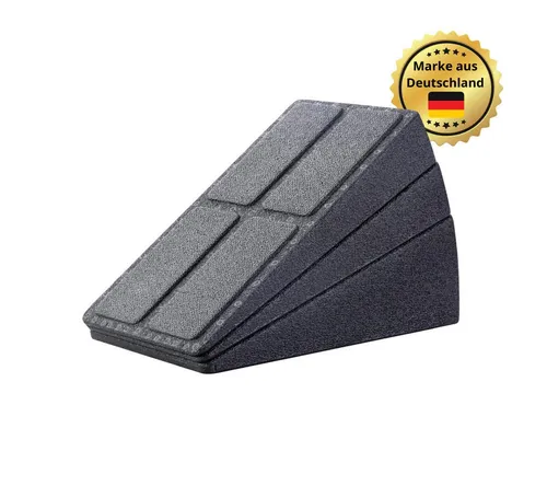 Barbara Klein Yogablock Wadendehner 3er Set, Yoga Block, für eine gesunde Körperhaltung, 3 Blöcke für verschiedene Neigungswinkel