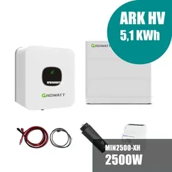 Growatt MIN 2500-XH Solarspeicher-Set 2,5kW von Growatt