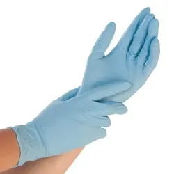 HYGOSTAR Nitril Handschuhe puderfrei in Blau SAFE LIGHT, Gr. XL - 1000 Stück - Arbeits- & Schutzkleidung: Allergiefrei, puderfrei und lebensmittelecht, ideal für Labor, Industrie und Lebensmittelzubereitung.