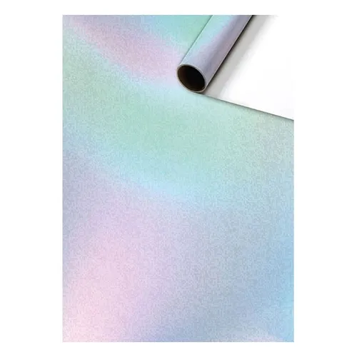GESCHENKPAPIER-ROLLE RAINBOW SCHIMMERND 70 x 150 cm GESCHENK-PAPIER VERPACKUNG