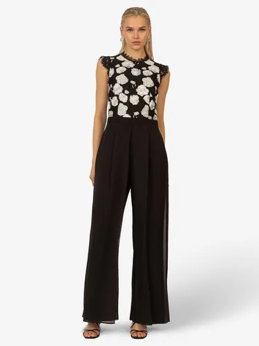 Kraimod Jumpsuit mit Blumenmuster und weitem Bein in schwarz von Kraimod