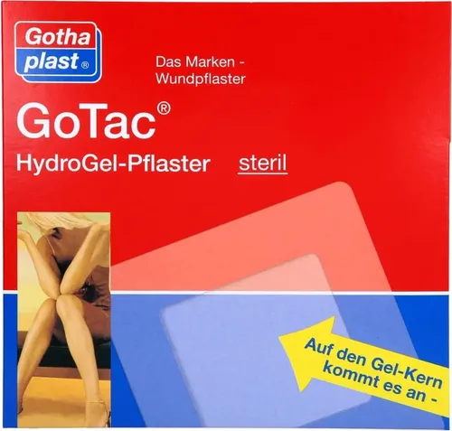GOTAC HydroGel-Pflaster L 10x10 cm